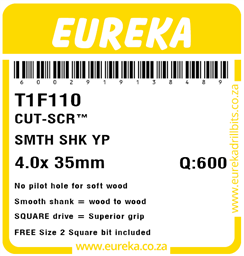 T1F110 - Cut Screw -T1F110_Label_T